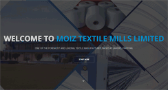 Desktop Screenshot of moiztextile.com